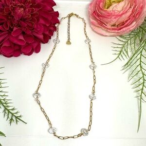 NEW⚜️Crystal & Chain Beaded Necklace